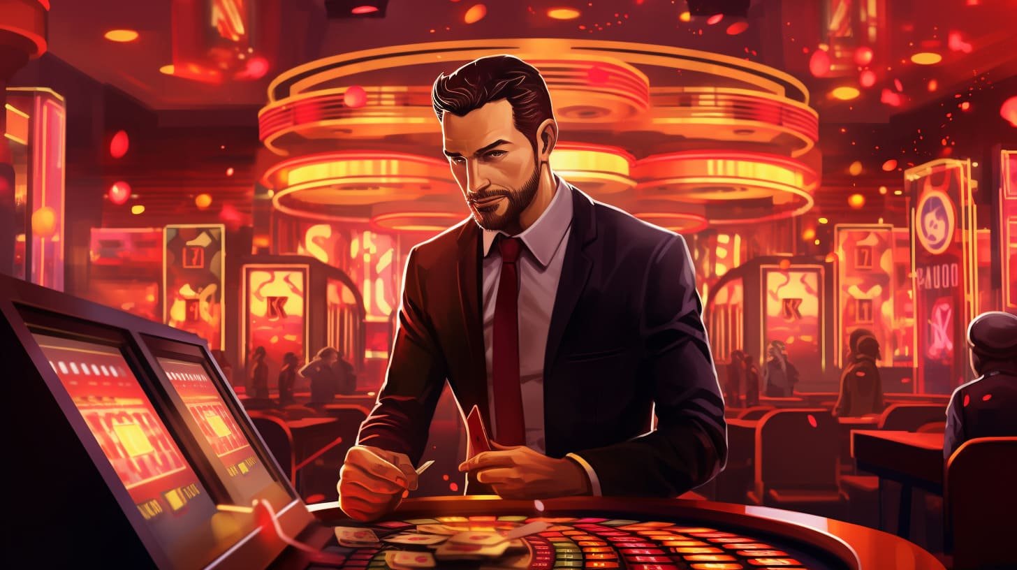 Antarmuka platform crosshair menampilkan berbagai kategori permainan